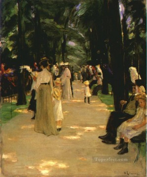 parrot avenue 1902 Max Liebermann German Impressionism Oil Paintings